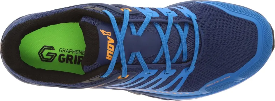 Inov-8 Roclite Ultra G 320 Heren Hardloopschoenen - 41.5 - Navy/Blue/Nectar - afbeelding 3 van 6