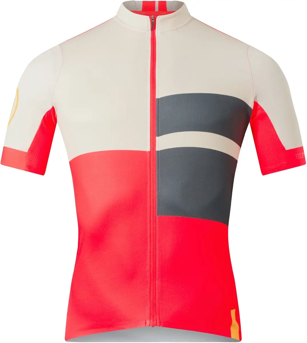 Endura Fs260 Print Korte Mouw Wielertrui Rood L Man