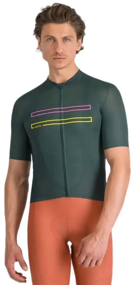 Sportful Starlight 2 Korte Mouw Wielertrui Groen M Man