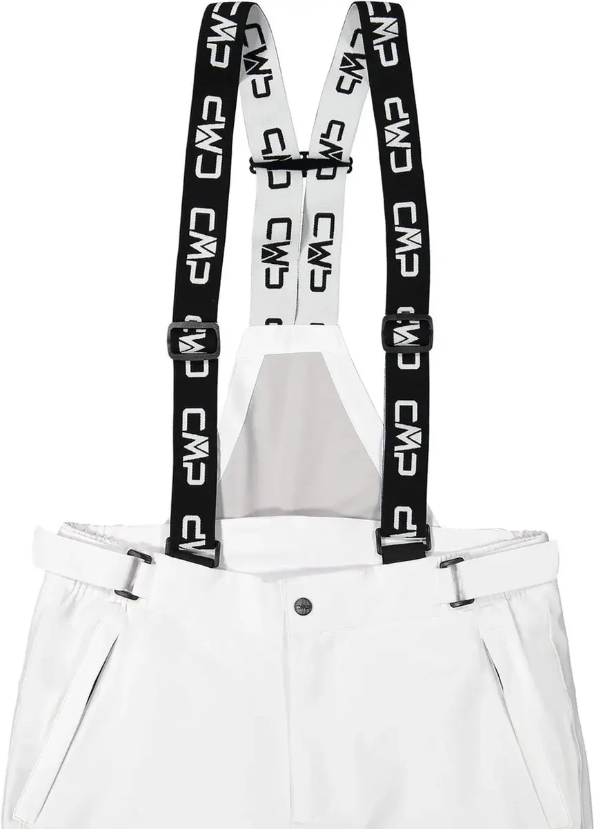 CMP Men Skibroek Salopette Wit - 5000 g Ademend - afbeelding 2 van 6