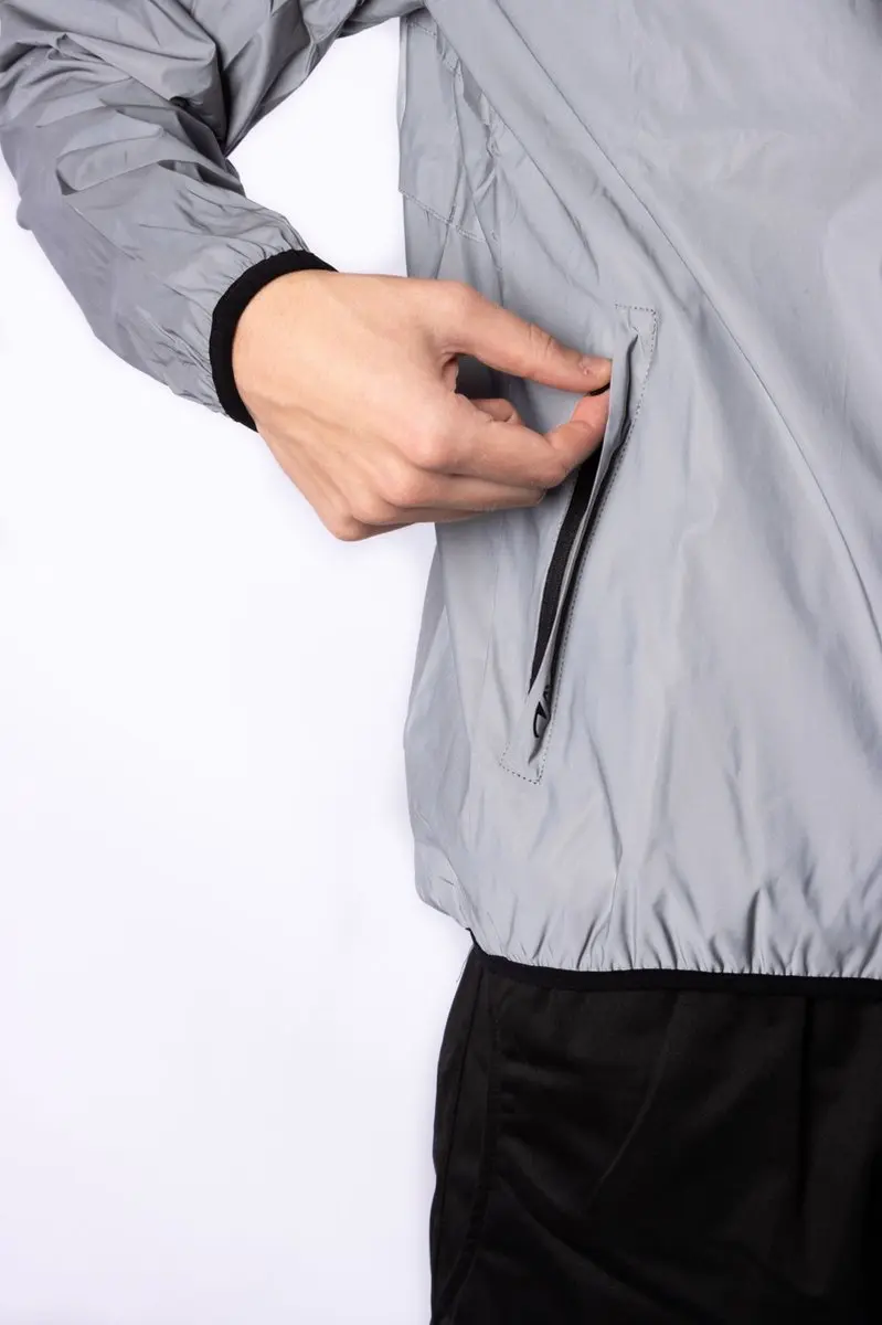 Avento Reflecterend Jack Heren - Full Reflective - Grijs/Zwart - afbeelding 3 van 6