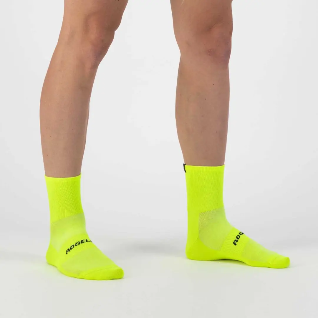 Rogelli Essential Fietssokken 2 Paar - Fluor - afbeelding 5 van 6