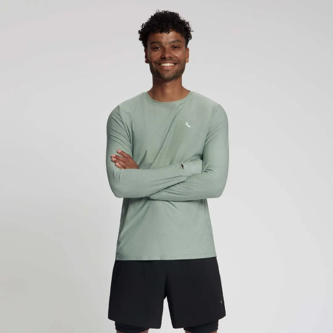 Rogelli Essential Heren Hardloopshirt Lange Mouw