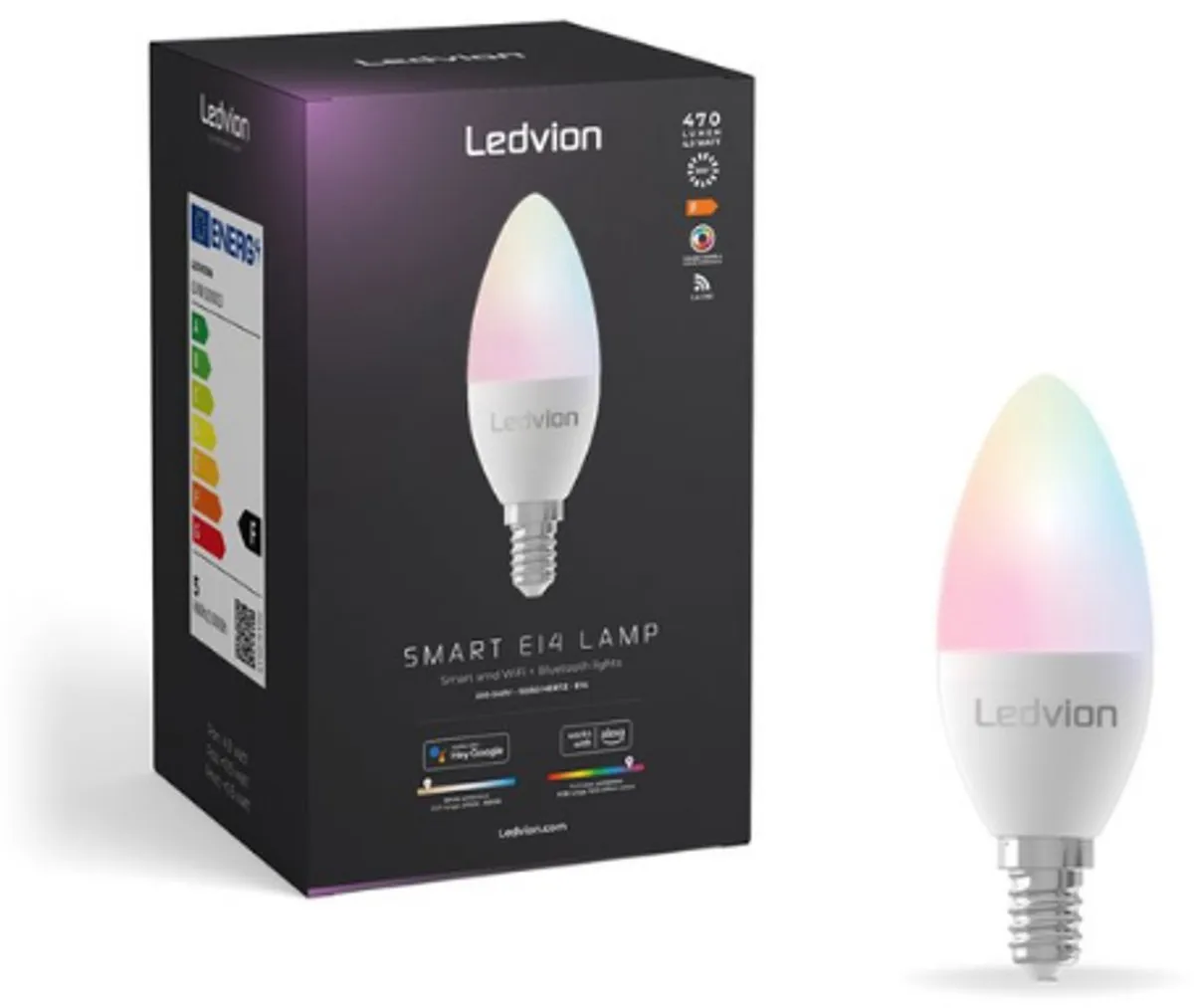 LEDVION Smart E14 RGB+CCT LEDlamp