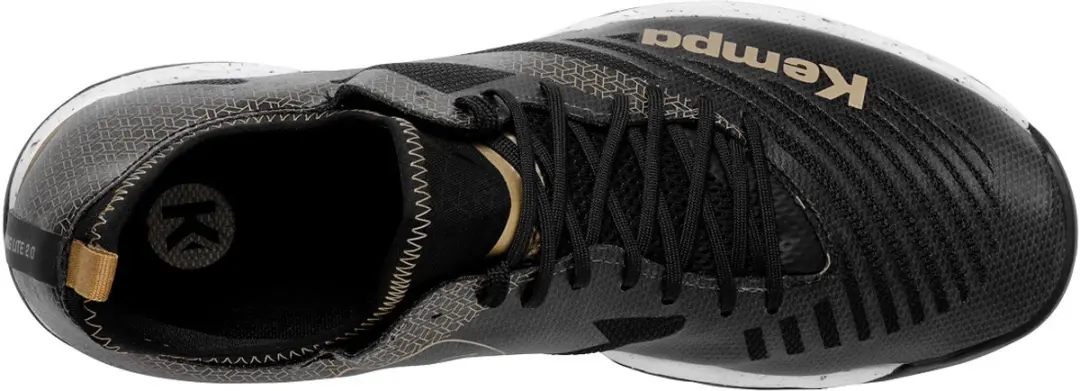 Kempa Wing Lite 2.0 Glory Indoor Schoenen - 43 - Zwart/Wit/Goud - afbeelding 3 van 6