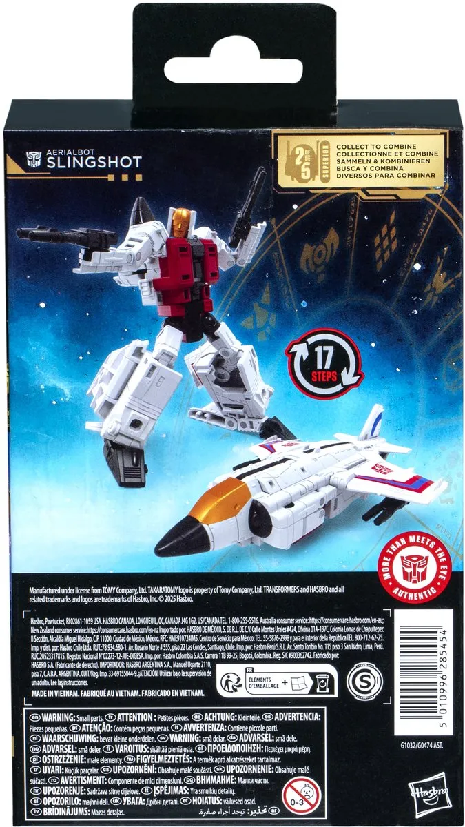 Transformers Age of the Primes Deluxe Aerialbot Slingshot - Actiefiguur G10325X0 - Multi