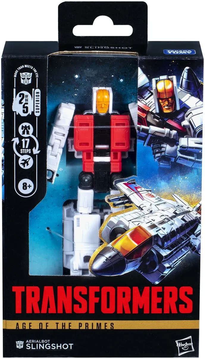 Transformers Age of the Primes Deluxe Aerialbot Slingshot - Actiefiguur G10325X0 - Multi