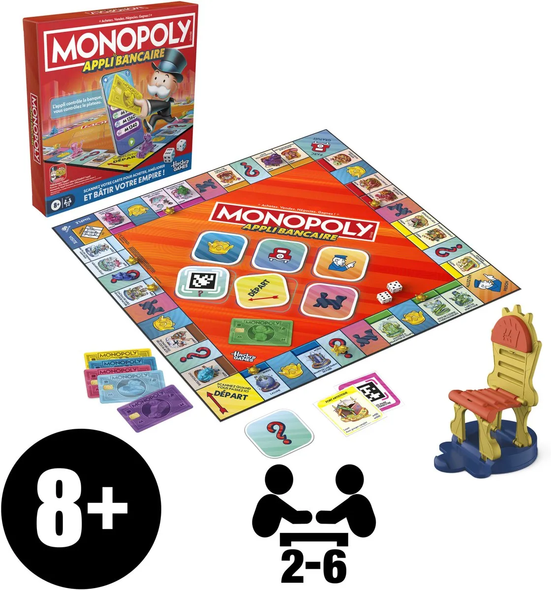 Monopoly Mobiel Bankieren Bordspel - Franstalig