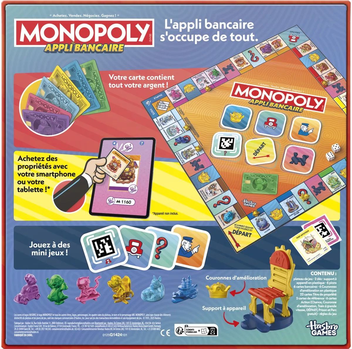 Monopoly Mobiel Bankieren Bordspel - Franstalig