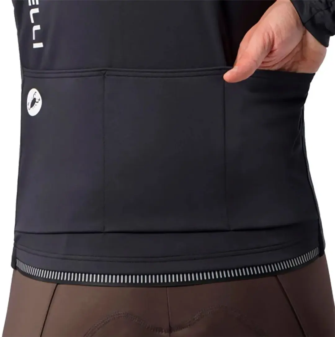 Castelli Espresso 2 Jas - Zwart - L