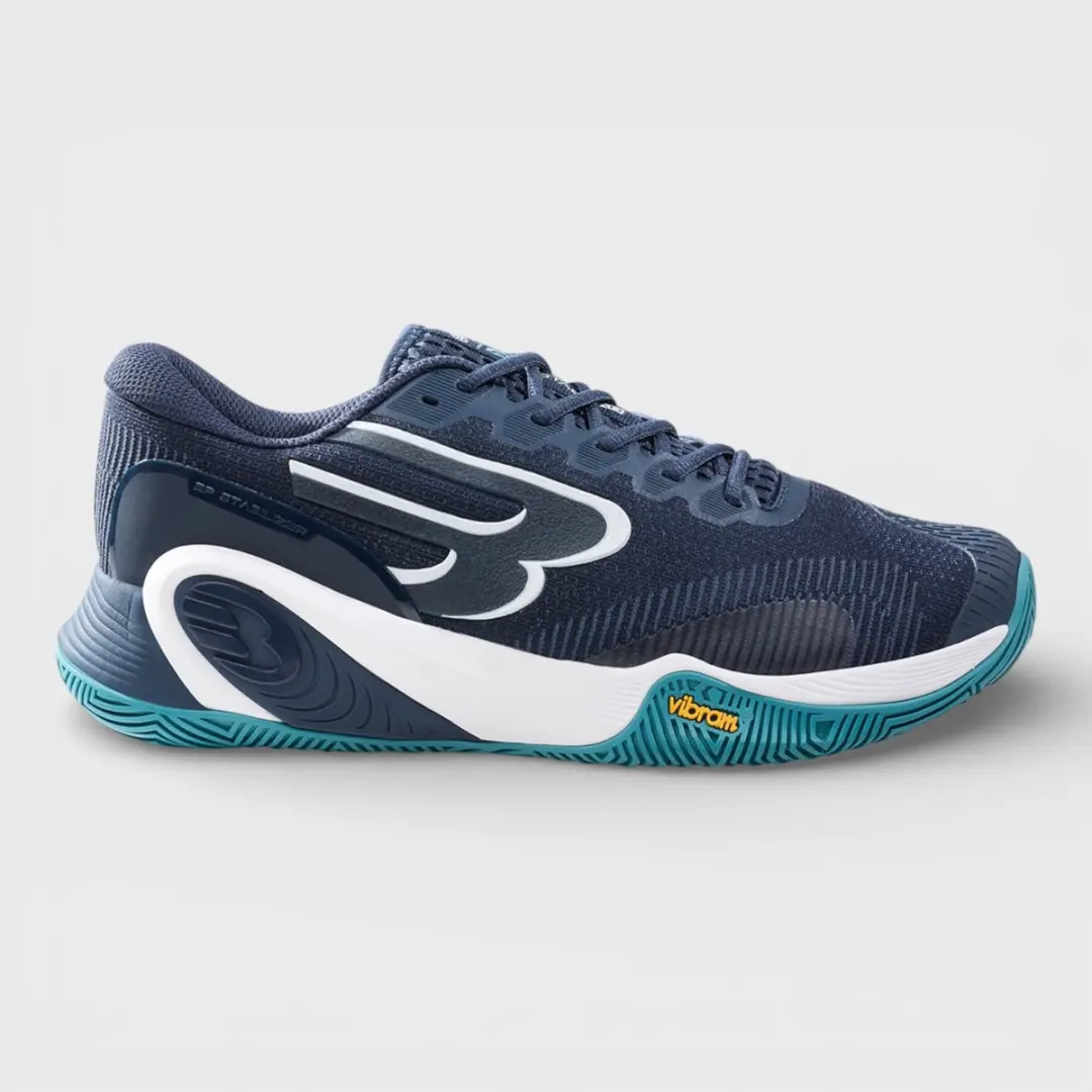Bullpadel Hack Vibram 26V Heren Padelschoen 40 - Blauw/Wit/Zwart - afbeelding 5 van 6