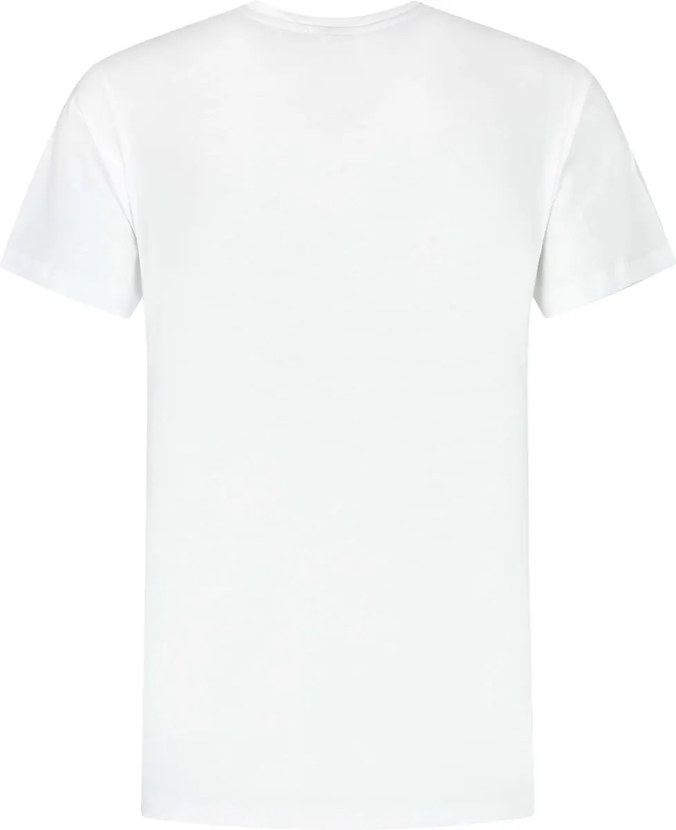 Rogelli Logo Heren Sportshirt Korte Mouw XL - Wit - afbeelding 5 van 6