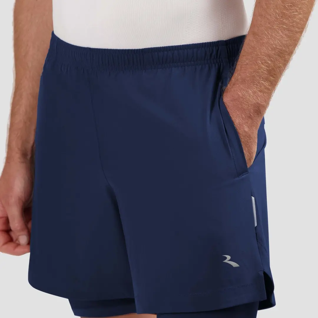 Rogelli Essential Heren Hardloopshort L - Blauw