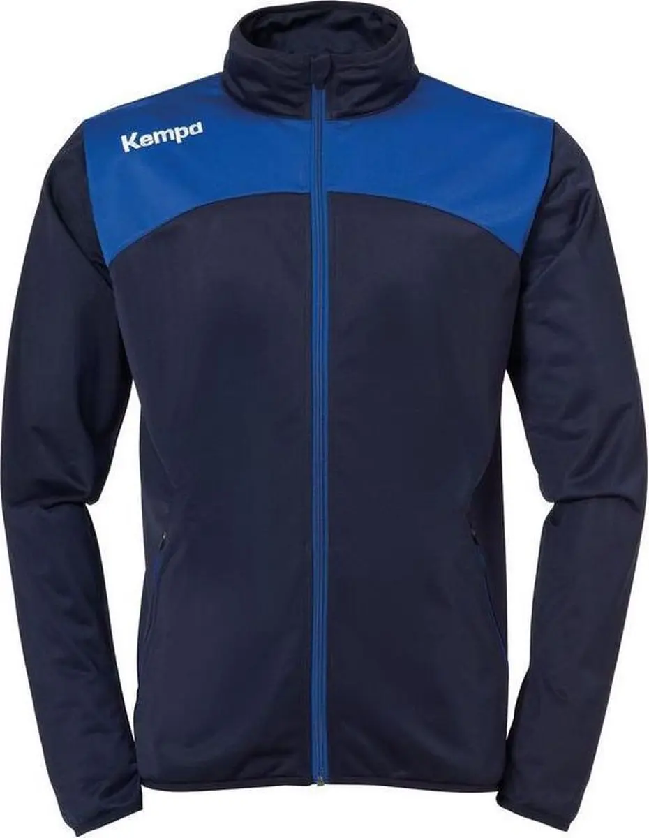 Kempa Emotion 2.0 Polyesterjack Marine Blauw-Royal Blauw Maat 3XL