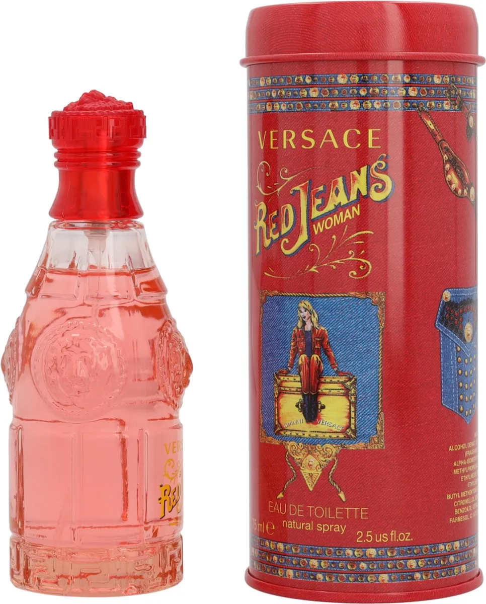 Versace Red Jeans Damesparfum Eau de Toilette 75ml