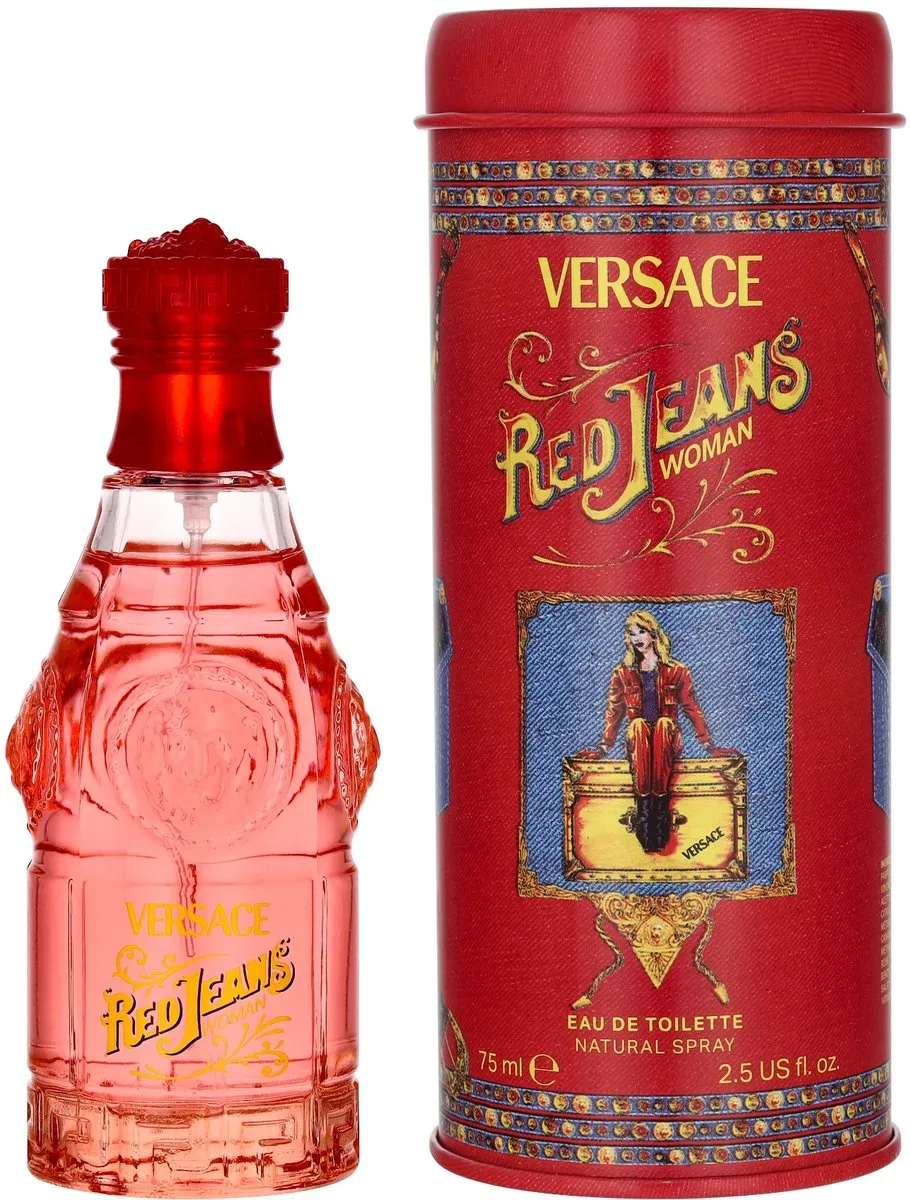 Versace Red Jeans Damesparfum Eau de Toilette 75ml