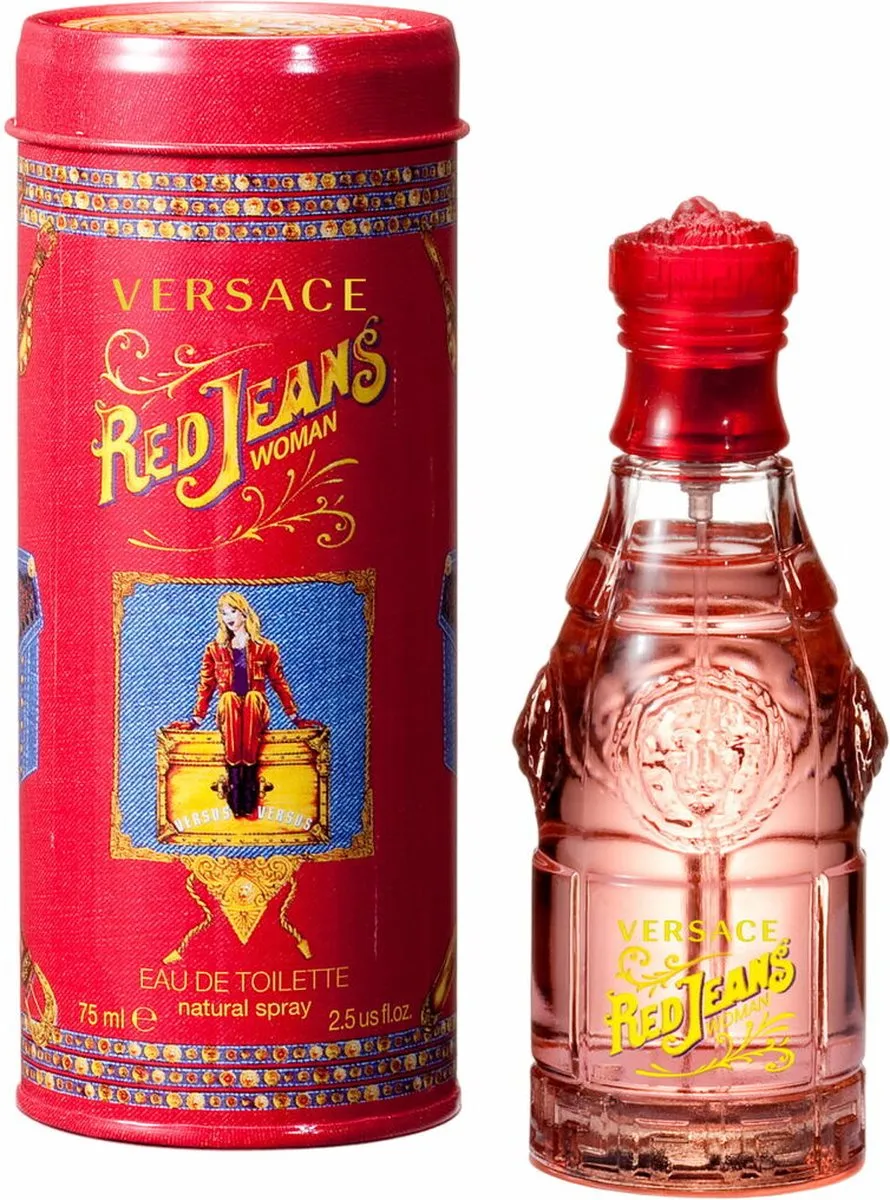 Versace Red Jeans Damesparfum Eau de Toilette 75ml