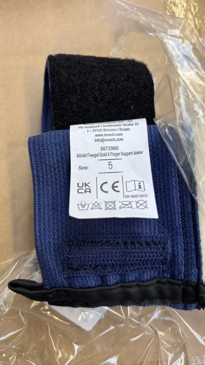 Reusch Torwarthandschuhe Attrakt Freegel Gold X Jr 4 - Blauw-wit