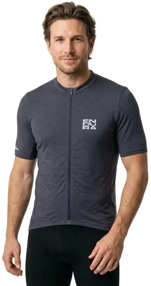 Endura Alltrack Ride Korte Mouw Trui - M - Carbon Grey