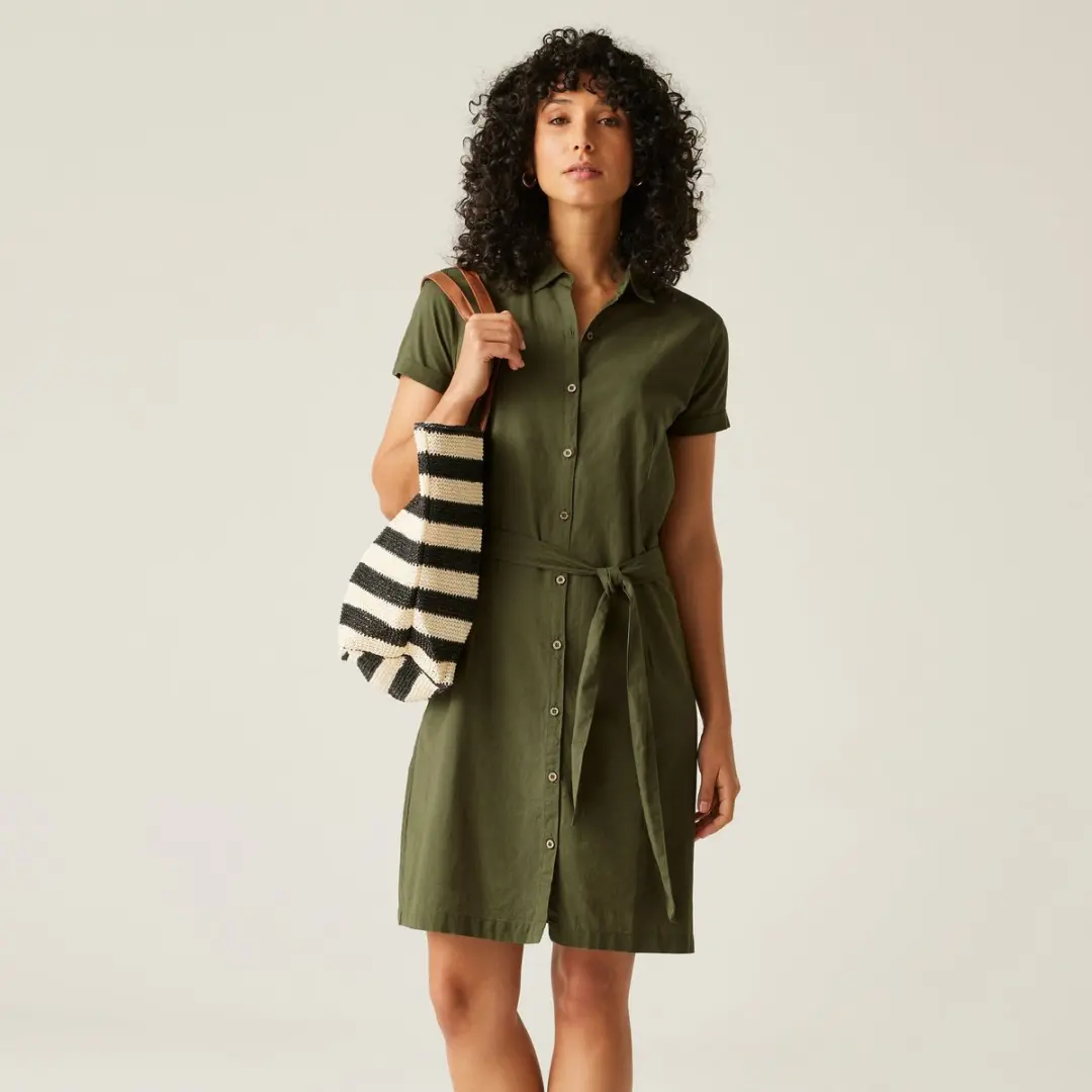 Jurk Hiking Dames Ademend Trendy Katoen Coolweave