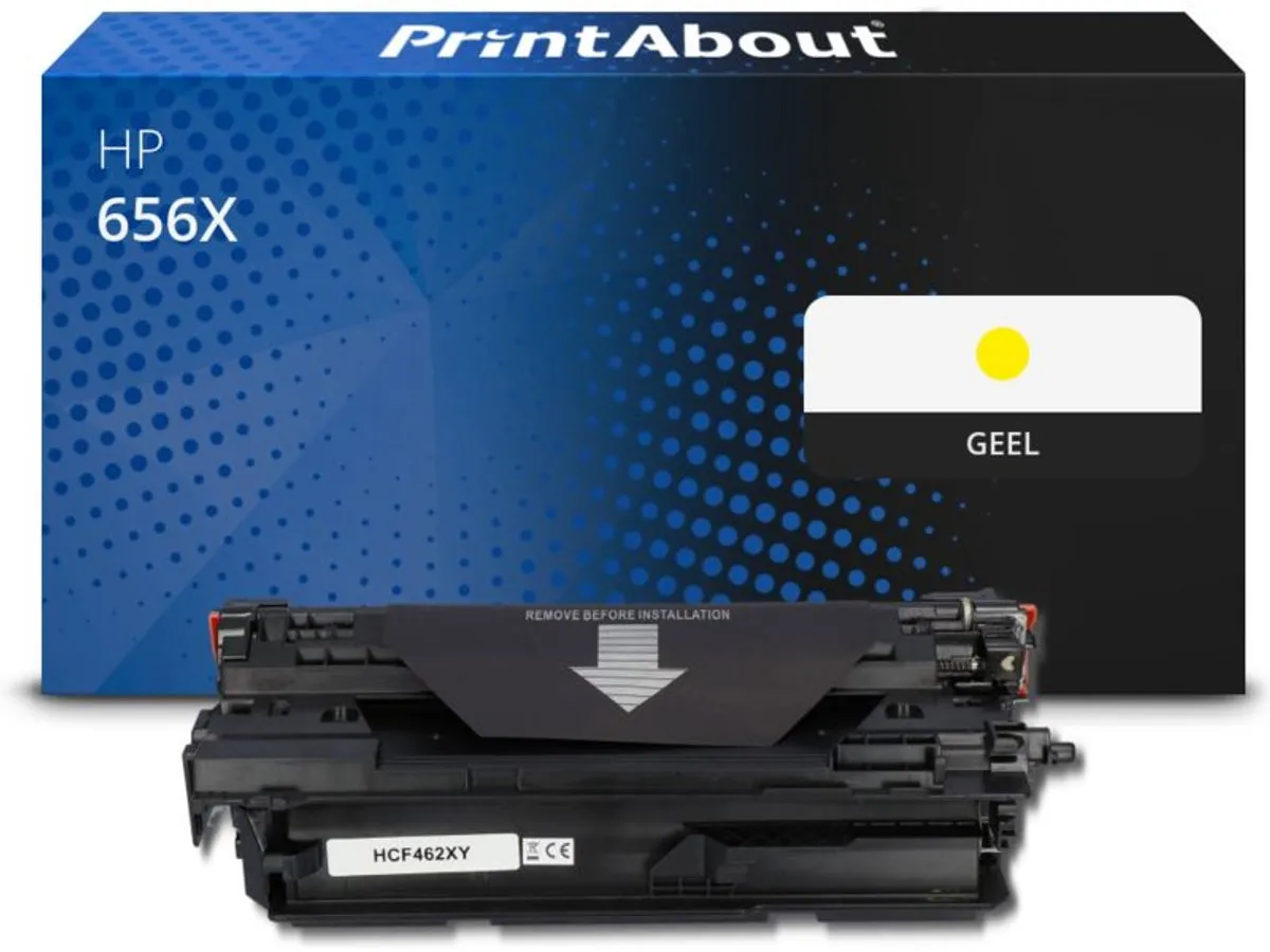 PrintAbout Huismerk HP 656X CF462X Toner Geel