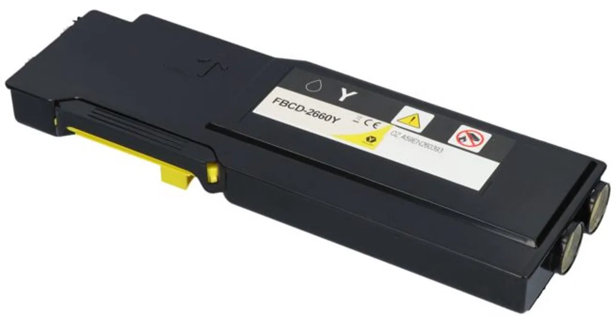 PrintAbout Dell YR3W3 593-BBBR Toner Geel