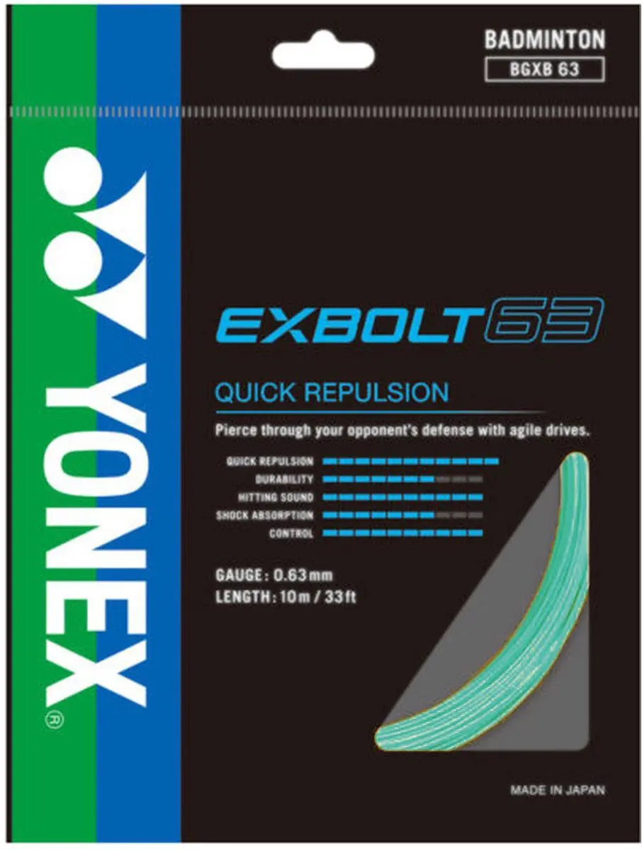Yonex Exbolt 63 mint badmintonsnaar