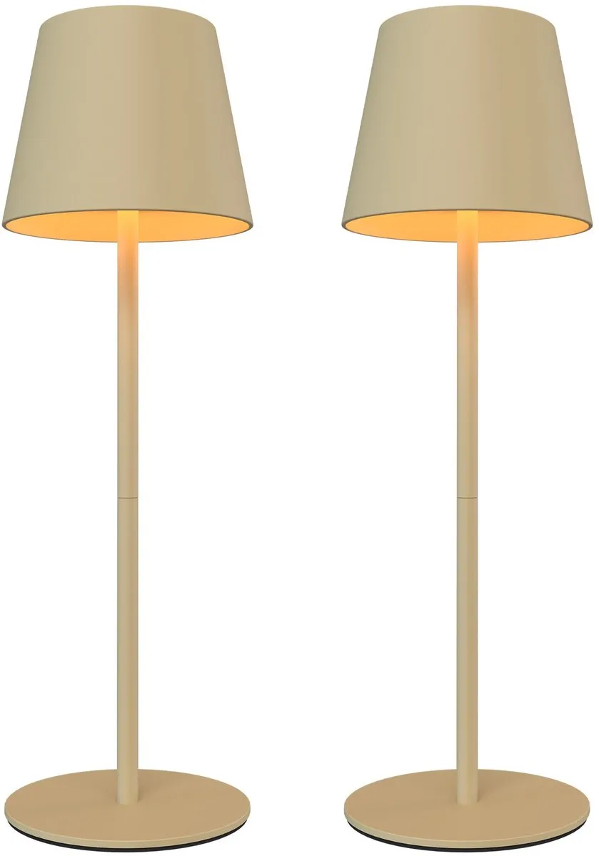 LEDVION Nyra Oplaadbare Tafellamp 2x