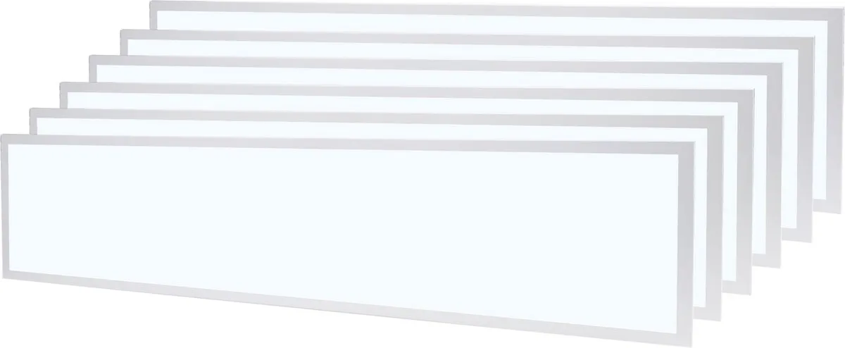 LEDVION 6X LED Paneel 120x30 Inbouwarmatuur - 36W 6000K