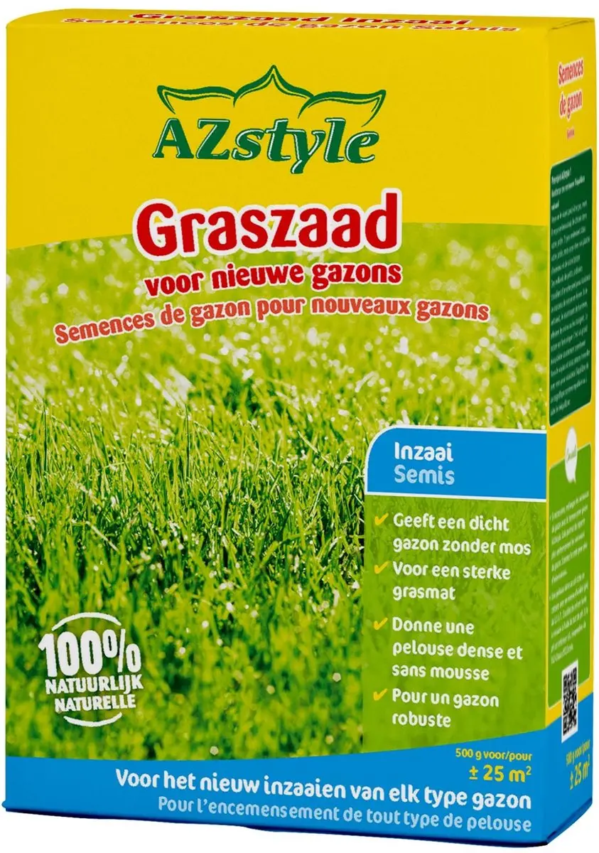 ECOstyle AZstyle Graszaad Inzaai 500g