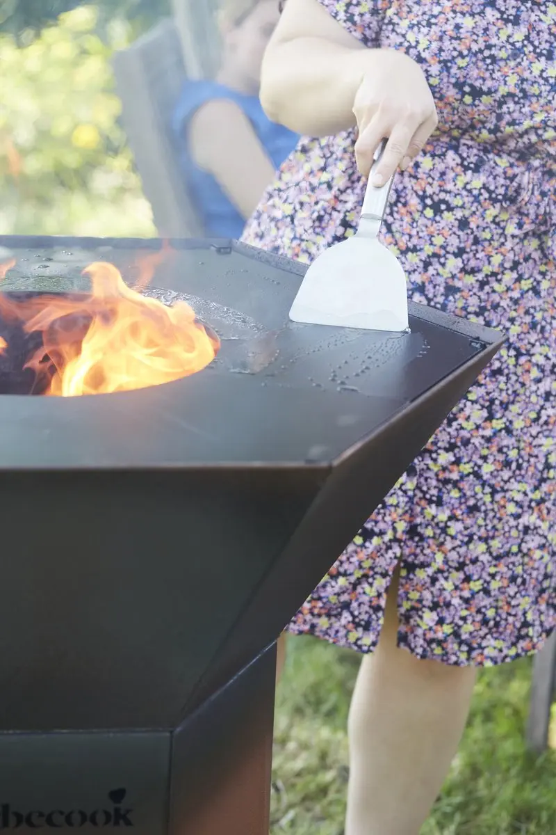 Barbecook Premium Plancha Spatel RVS 33cm - Zilvergrijs - afbeelding 4 van 6