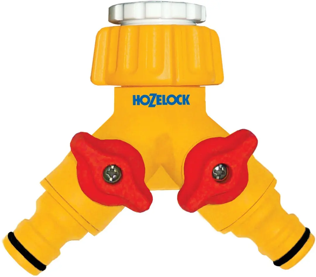 Hozelock Duo Kraankoppeling 3/4" & 1/2"