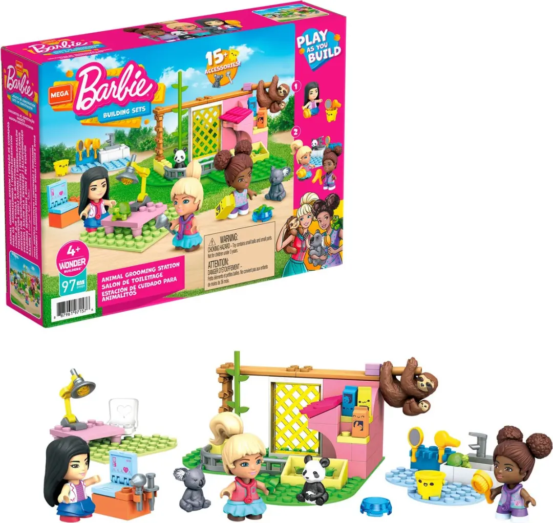 Barbie Mega Dierenverzorging Bouwset