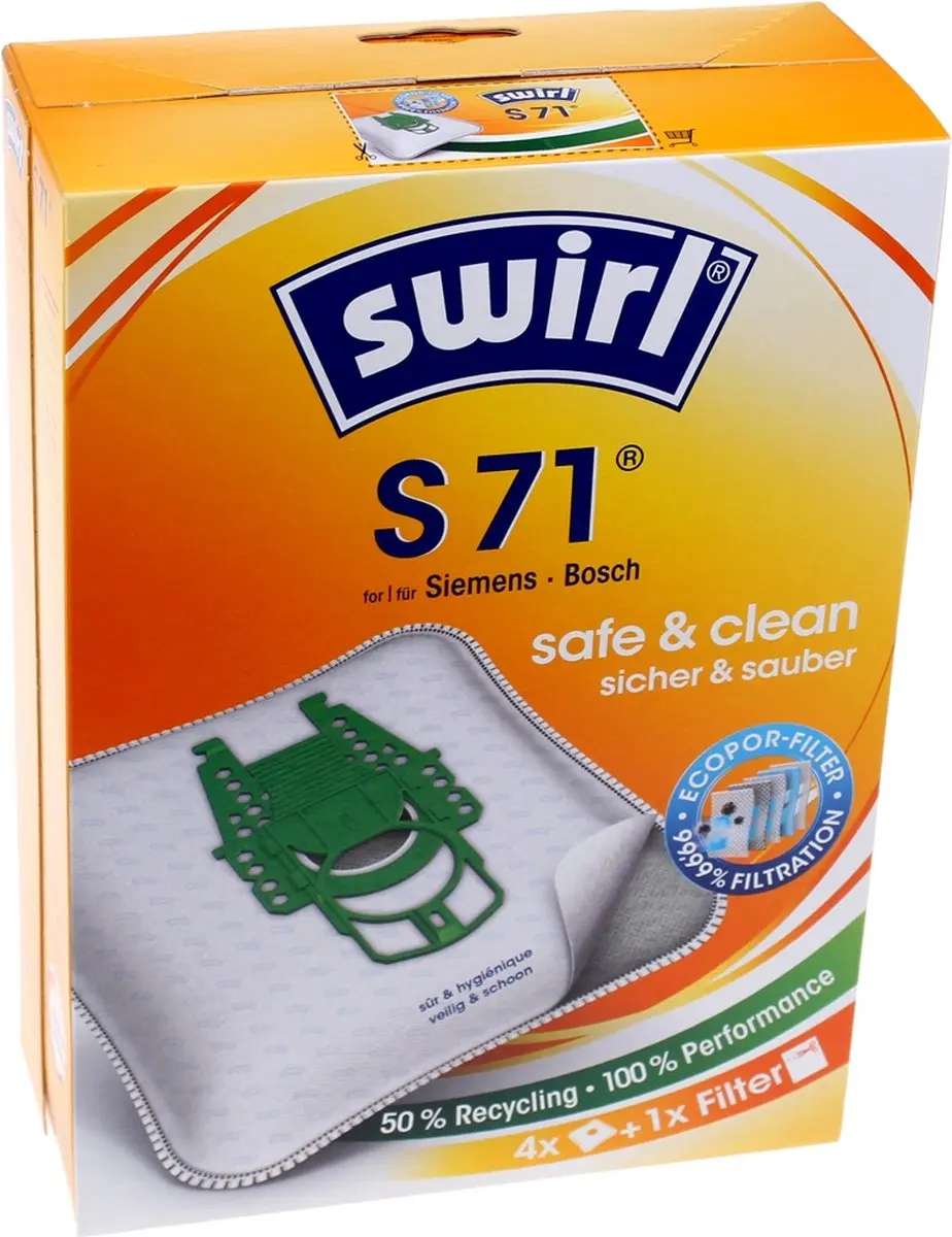 Swirl S 71 MP Plus AirSpace Stofzuigerzakken