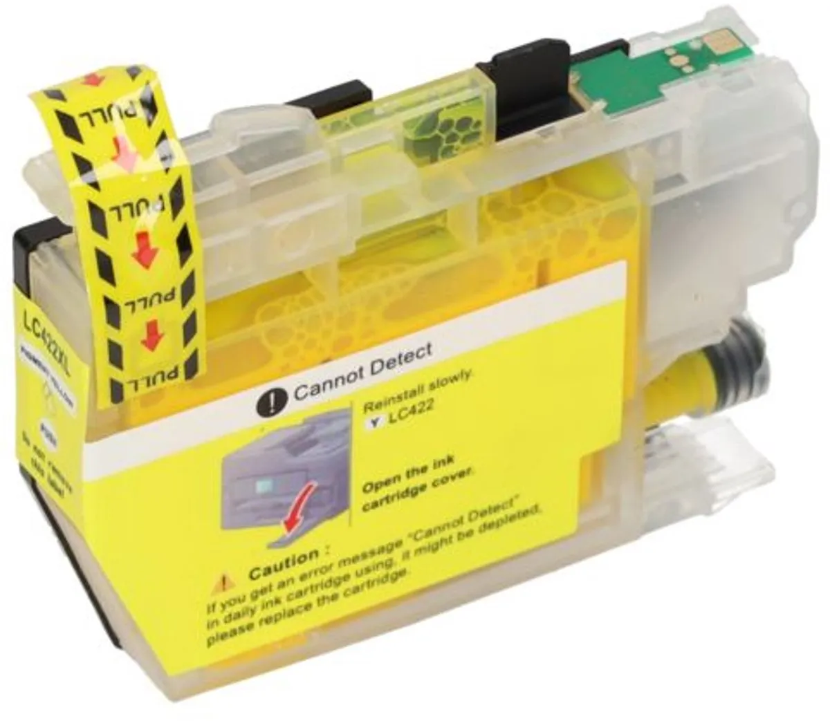 PrintAbout LC-422XLY Inktcartridge Geel - 1650 pagina's
