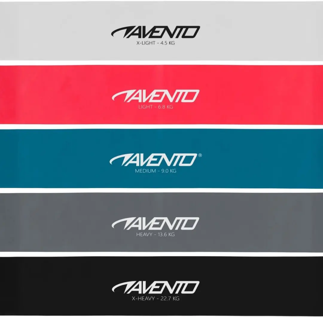 Avento Fitness Weerstandsbanden Set Latex