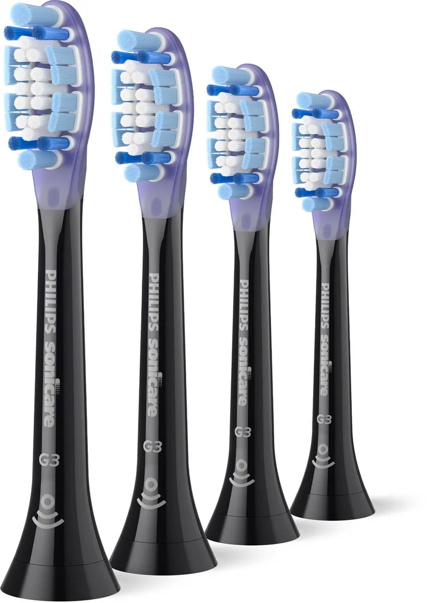 Philips Sonicare Premium GumCare G3 HX9054/88 Opzetborstels - 4 Stuks - Zwart