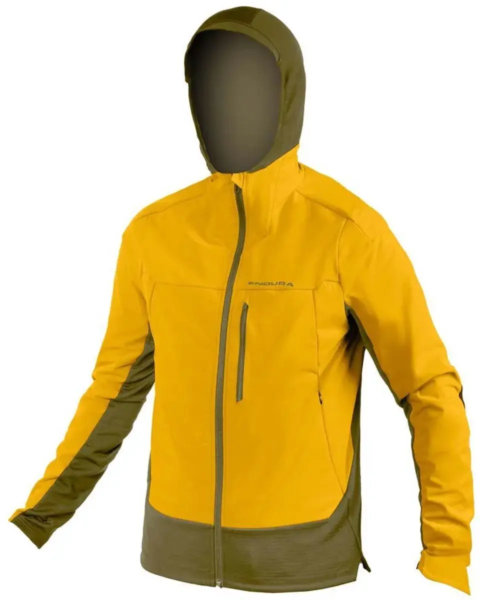 Endura MT500 Polartec Jas - 2XL - Mosterdgeel
