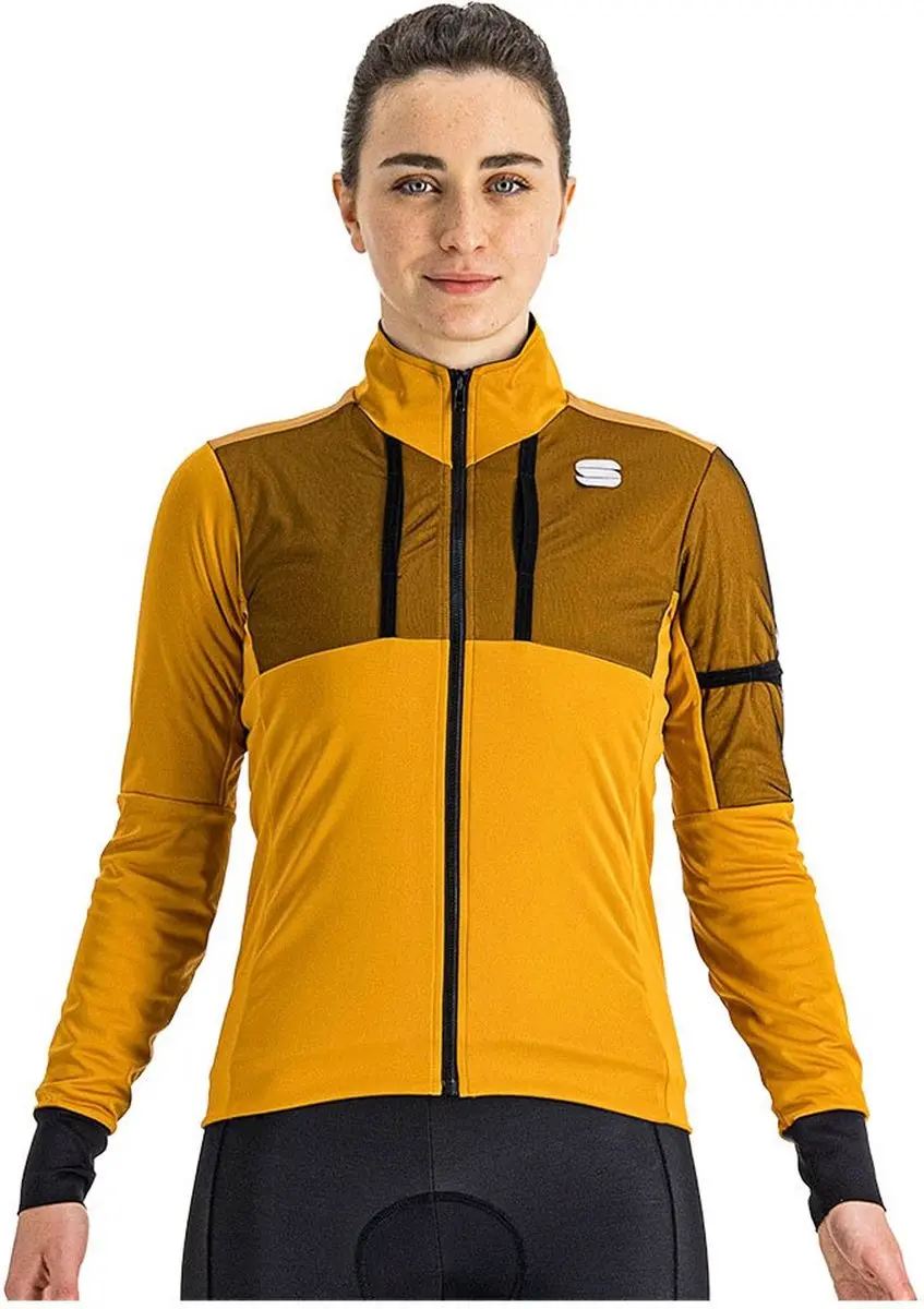 Sportful Fietsjack winter dames Goud