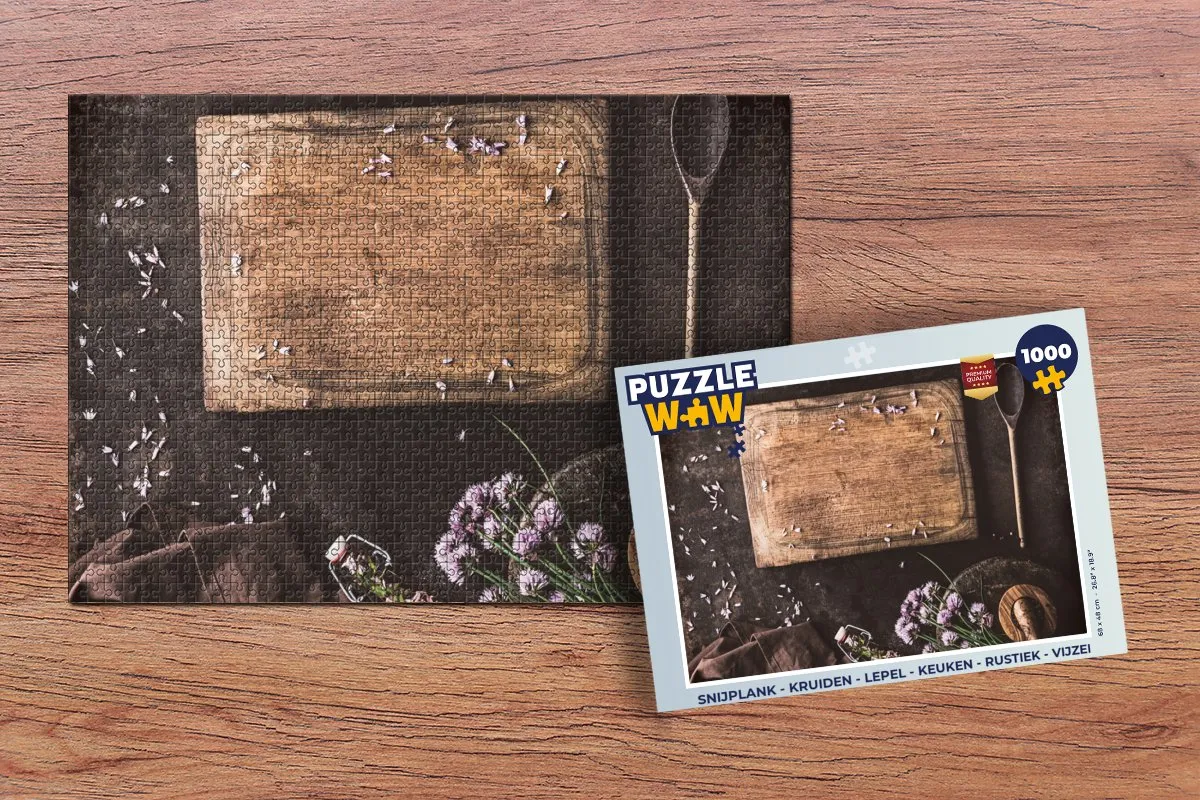 PuzzleWow Rustieke Keuken Puzzel 1000 Stuks - Multicolor