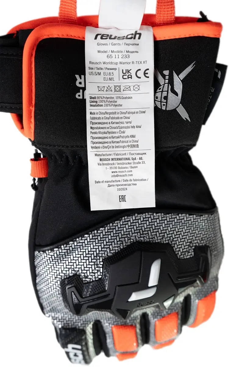 Reusch Worldcup Warrior R-TEX XT Ski Handschoenen - Grijs-meerkleurig - afbeelding 2 van 6