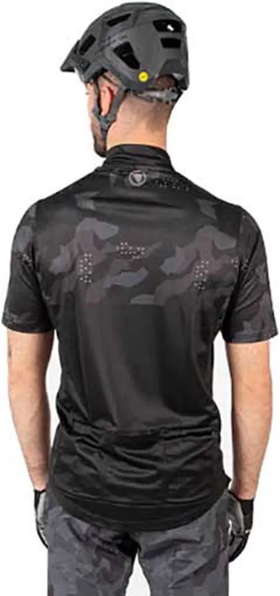Endura Hummvee Ray Korte Mouw Wielertrui M - Zwart