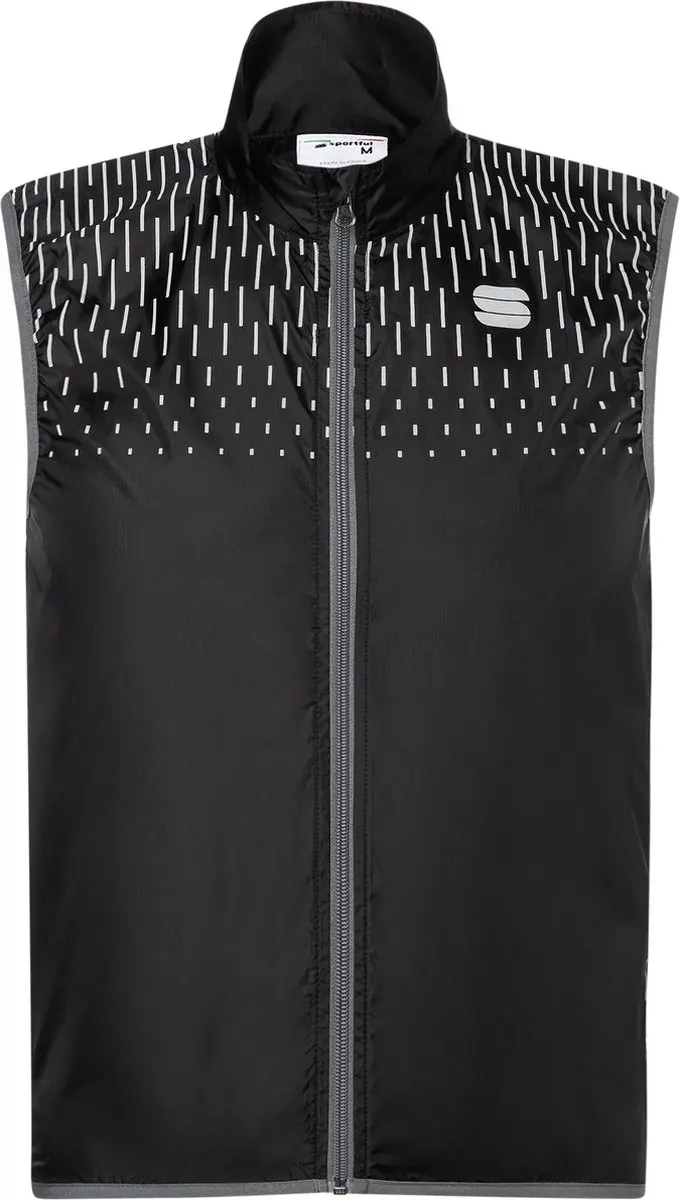 Sportful Reflex Vest Wielrenbodywarmer S - Zwart/Grijs - afbeelding 6 van 6