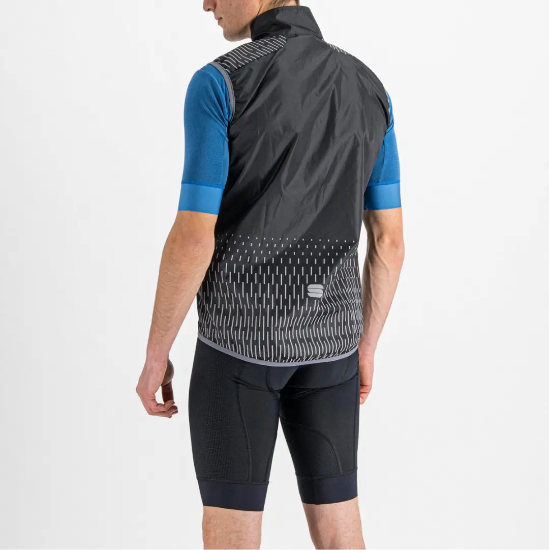 Sportful Reflex Vest Wielrenbodywarmer S - Zwart/Grijs