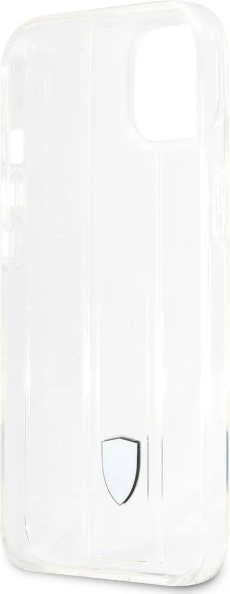 Ferrari 3D Stripes Backcover iPhone 13 - Transparant