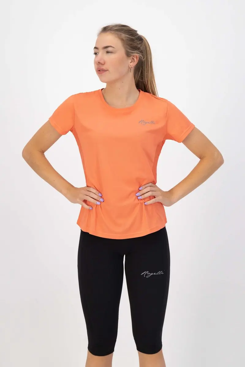 Rogelli Core Dames Hardloopshirt Korte mouw S - Koraal
