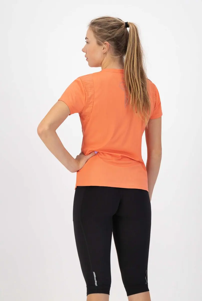 Rogelli Core Dames Hardloopshirt Korte mouw S - Koraal