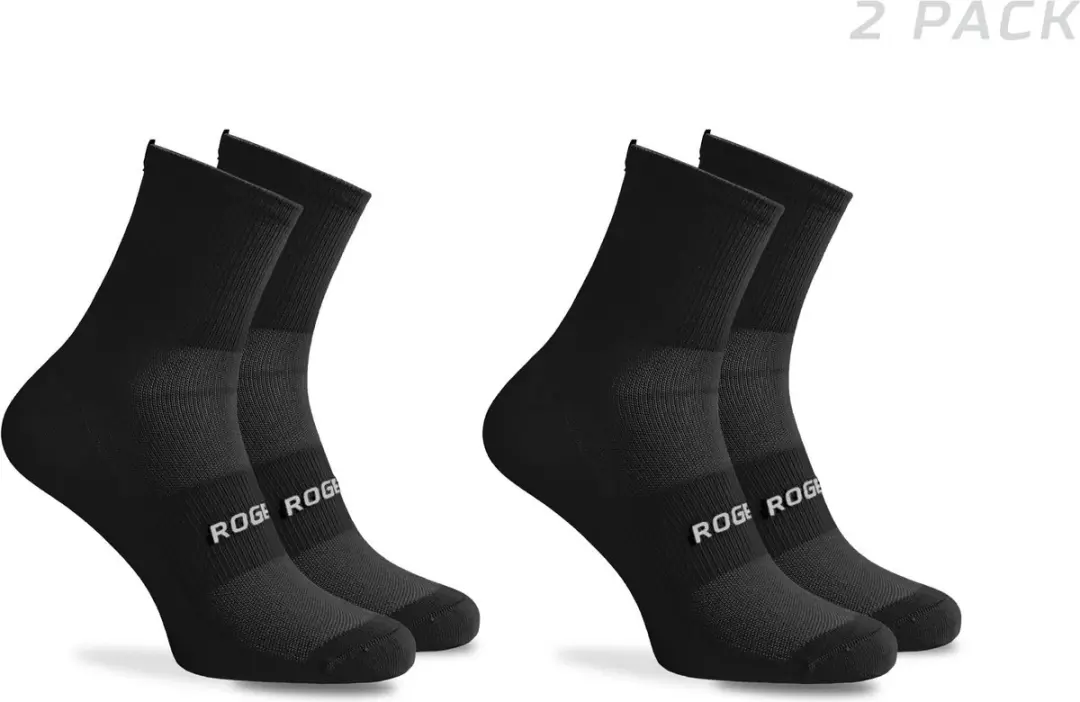Rogelli Essential Dames en Heren 2 pack Fietssokken