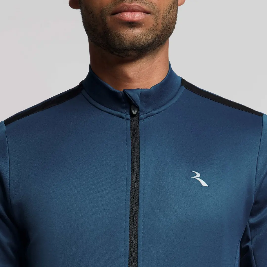 Rogelli Core Heren Fietsshirt Lange Mouw 4XL - Marineblauw
