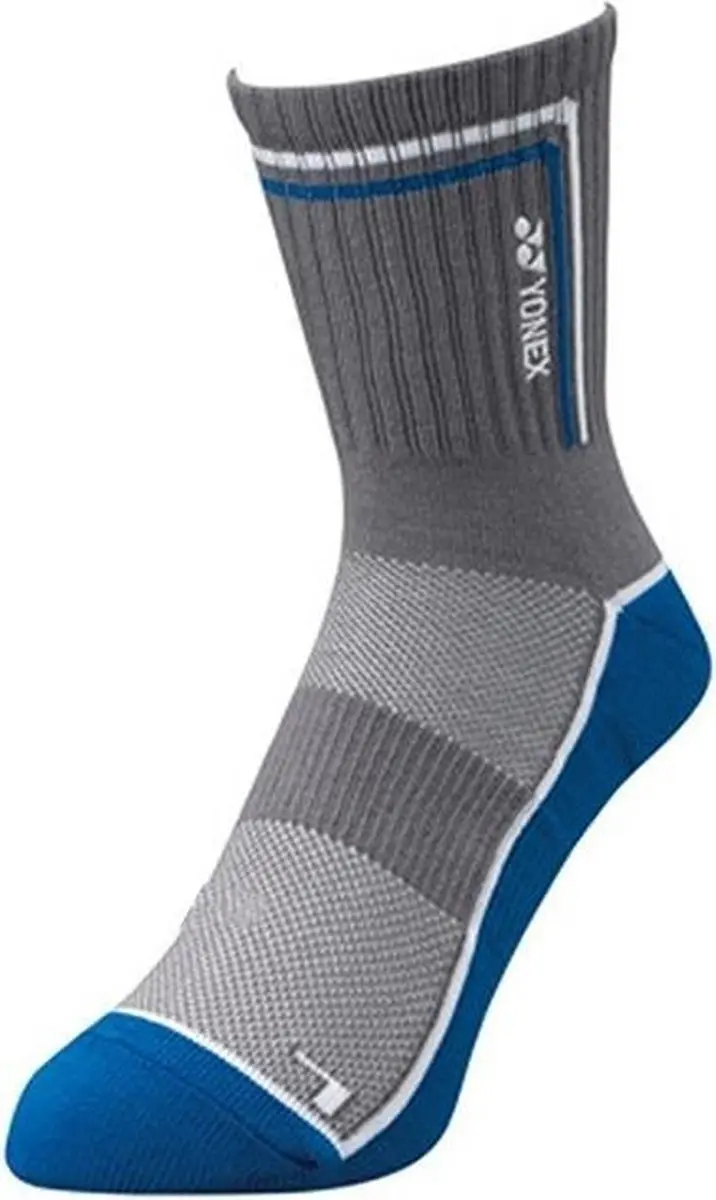 Yonex Sportsokken Crew 19118 Unisex Grijs/blauw Maat 35-38